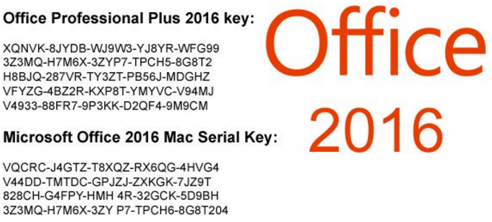 Microsoft Office Professional 2016 Product Key Generator